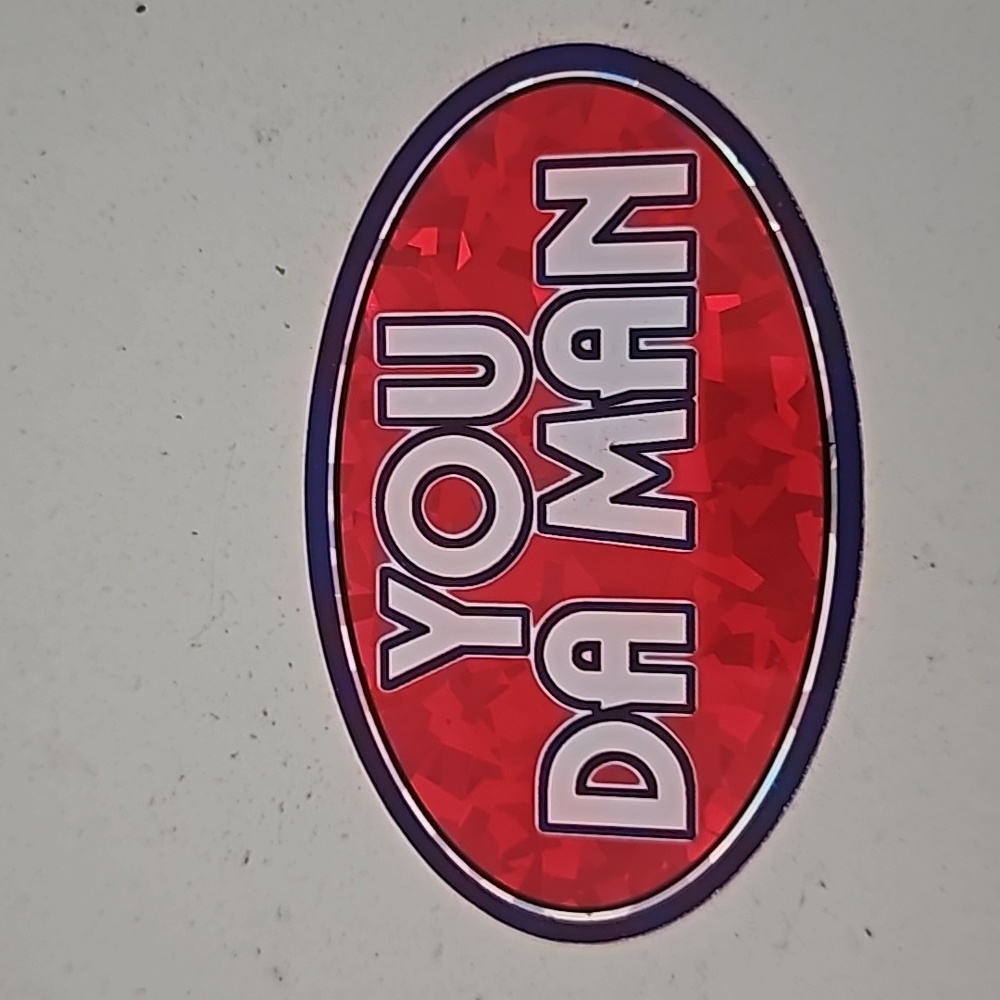 10/$25 vintage 90s y2k you da man sticker